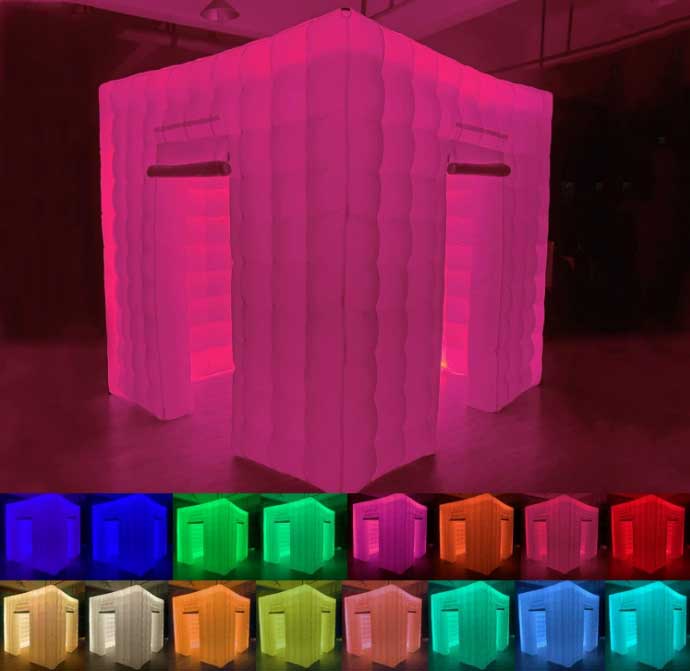 Inflatable pop-up store art installation air model shooting background wall model props outdoor commercial art film customization