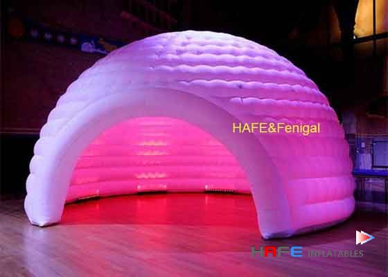 Elevate Your Events with the 5m x 4m x 3m Inflatable Dome Tent with Inner RGB Lighting