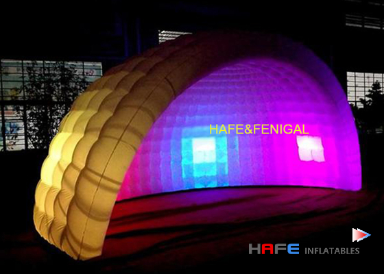 Cozy Inflatable Dome Igloo Tents 5x4.2x2.5m LED Outdoor Event Reception