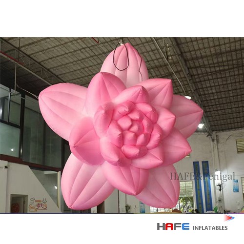 Advertising Inflatables Large LED Lighted Inflatable Art Flowers Bladder Custom Clusters for Festive Event Atmosphere Decoration
