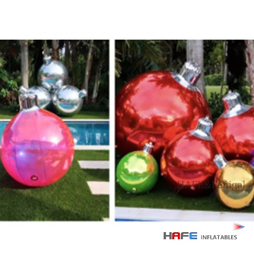 Mirror Ball Inflatable Giant (0.8m-10m) for Christmas/Wedding Decor – Shiny PVC Float OEM/ODM Supported